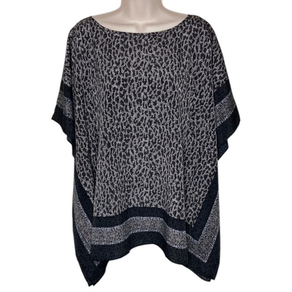 MICHAEL Michael Kors | Animal Print Poncho S/M - Picture 1 of 5